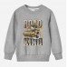 【12M-9Y】Boy Road Roller Print Cotton Stain Resistant Long Sleeve Sweatshirt