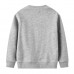 【12M-9Y】Boy Letter And Excavator Print Cotton Stain Resistant Long Sleeve Sweatshirt