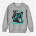 【12M-9Y】Boy Letter And Excavator Print Cotton Stain Resistant Long Sleeve Sweatshirt