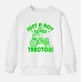 【12M-9Y】Boy Letter And Tractor Print Cotton Stain Resistant Long Sleeve Sweatshirt