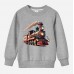 【12M-9Y】Boy Train Print Cotton Stain Resistant Long Sleeve Sweatshirt