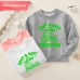 【12M-9Y】Boy Letter And Tractor Print Cotton Stain Resistant Long Sleeve Sweatshirt