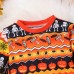 【12M-5Y】Unisex Cute Halloween Print T-shirt And Pants Set