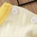 【9M-6Y】2-piece Unisex Cotton Cartoon Print Colorblock Long Sleeve Pajamas Set