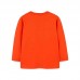 【18M-7Y】Boys Orange Luminous Dinosaur Print Round Neck Long Sleeve T-shirt